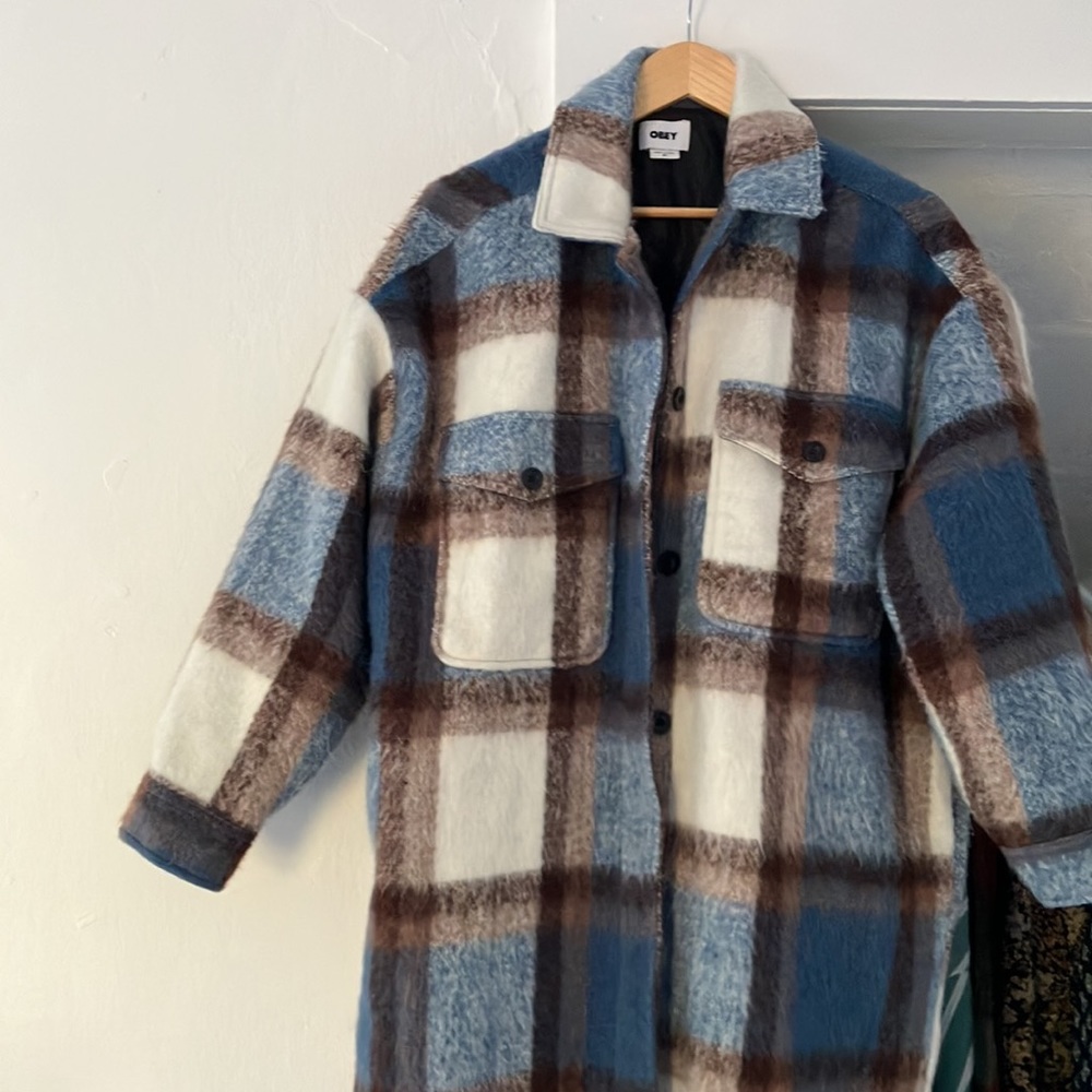 Obey plaid jacket - Picture 3 of 4